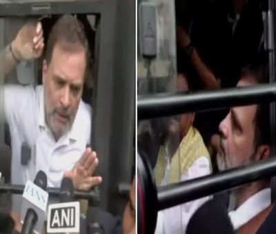 রাহুল ও প্রিয়াঙ্কা গান্ধী আটক