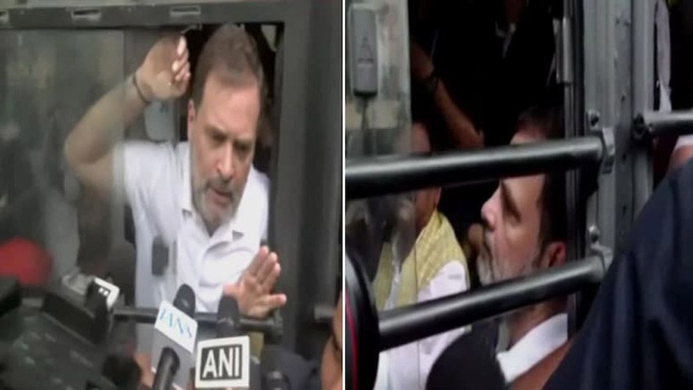 রাহুল ও প্রিয়াঙ্কা গান্ধী আটক